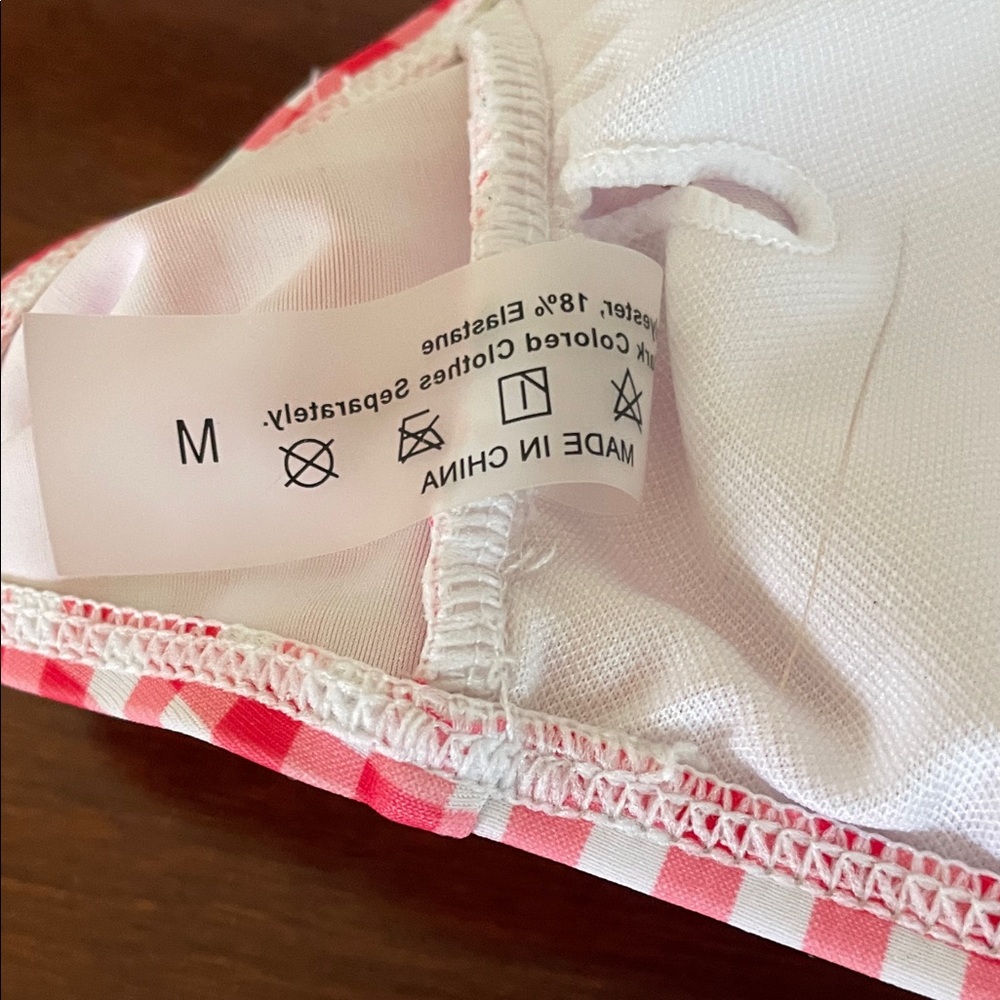 Red Gingham Ruffle Bikini Set - Picture 3 of 3